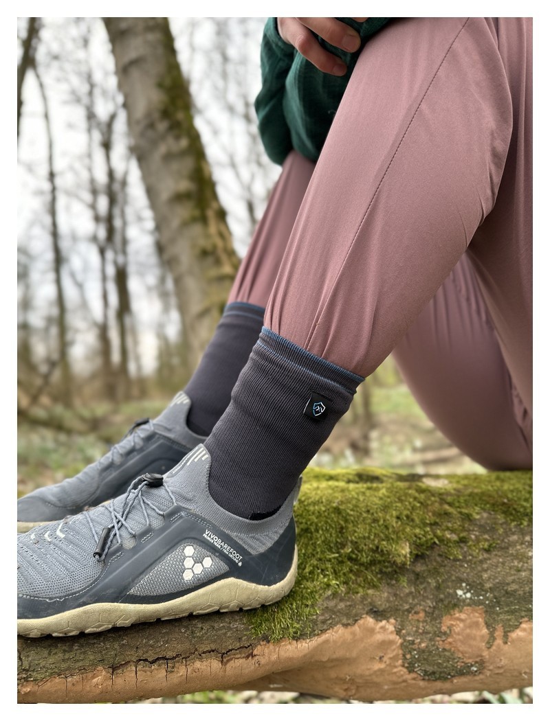 Шкарпетки водонепроникні Dexshell Running Lite 2.0 Socks, сірі, розмір XL (47-49)