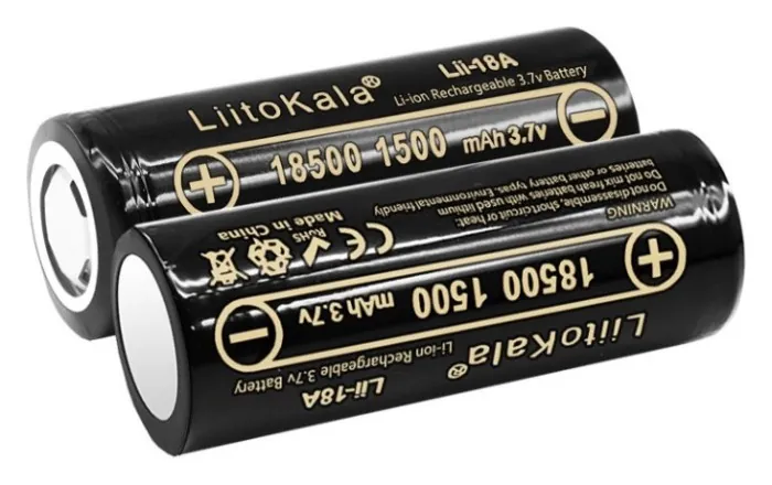 Акумулятор LiitoKala Lii-18A 18500 1500mah battery