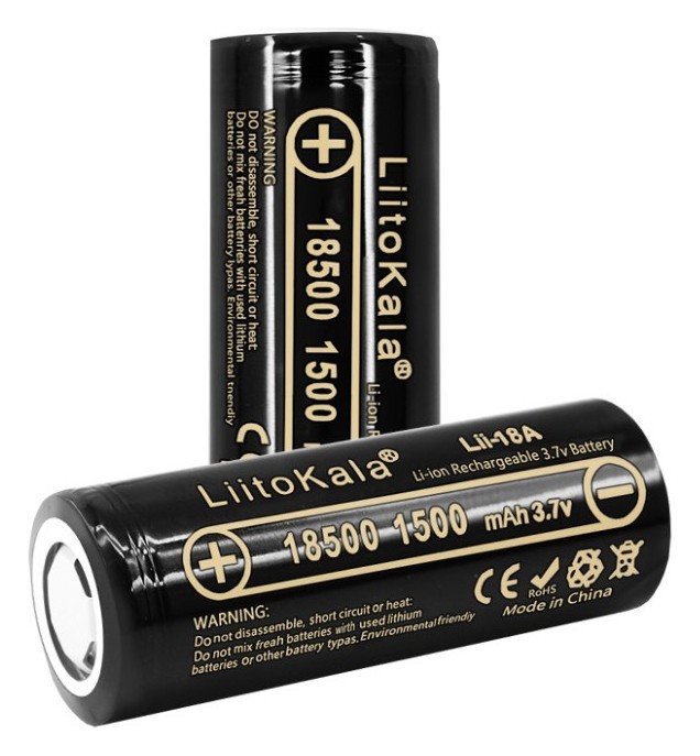 Акумулятор LiitoKala Lii-18A 18500 1500mah battery