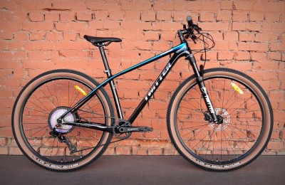 Велосипед карбоновий 29" Twitter Storm 2.0 RS-13S Black-Blue Carbon