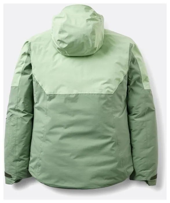 Горнолыжная женская теплая мембранная куртка Rab Novaline Jacket Wmns, Fig Green/Dark Fig Green, 12