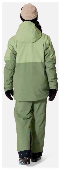 Горнолыжная женская теплая мембранная куртка Rab Novaline Jacket Wmns, Fig Green/Dark Fig Green, 12