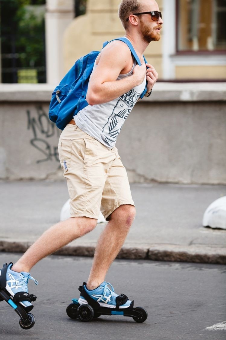 Роликовые коньки Cardiff Skate S2 Version S2-002 Black/Blue