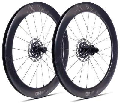 Пров. + задн. 28" ERE GENUS II AE65 CARBON, Road, 100x12/142x12, CL, HG11, tubeless, черный сатин