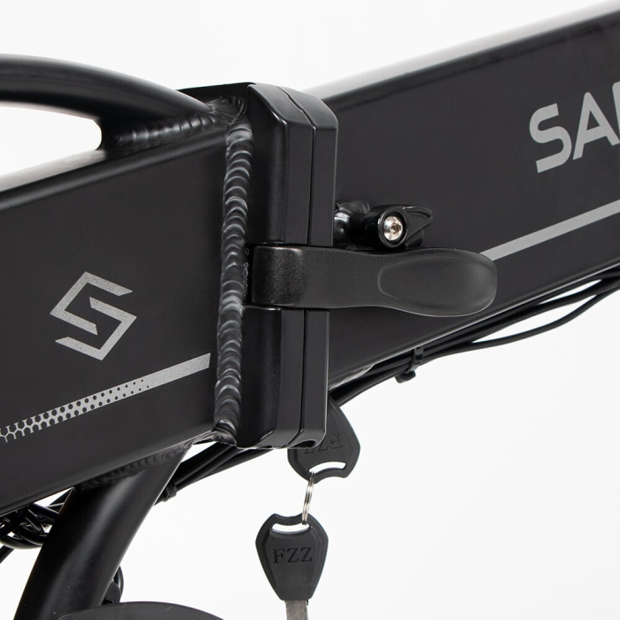 Электровелосипед SAMEBIKE 20LVXD30-II (350 Вт; 10 А/час; 48 В), колеса 20", с ручкой газа, черный