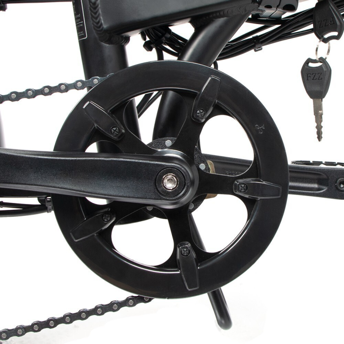 Электровелосипед SAMEBIKE 20LVXD30-II (350 Вт; 10 А/час; 48 В), колеса 20", с ручкой газа, черный