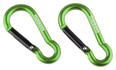Munkees 3235 карабін Pear 5 мм x 50 мм (пара) grass green