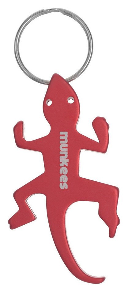 Munkees 3411 брелок-открывалка Lizard red