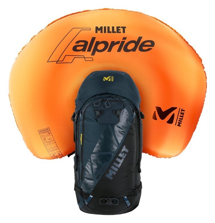 Рюкзак лавинный Millet NEO 40 ARS в комплекте с картриджами 40 L Orion blue/wild lime (MIS2098-WRH)