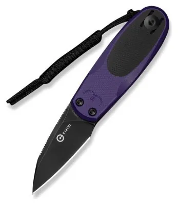Нож складной карманный Civivi Purr, (4.65 см) Nitro-V / G10 фиолетовый/черный