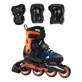 Rollerblade ролики Combo 2021 midnight blue-warm orange