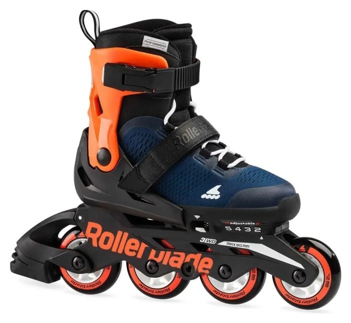 Ролики Rollerblade Combo midnight blue-warm orange