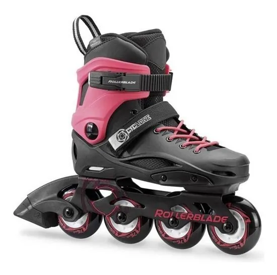 Роликові коньки для підлітків Rollerblade CYCLONE G 38-40 (240-255мм) Black/pink (7851700 7Y9) (240мм)