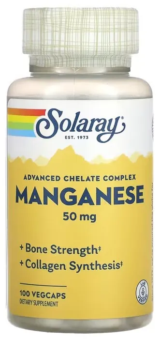Manganese 50mg - 100 vcaps