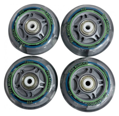 Колеса для роликів. Набір 8 шт green (Green)