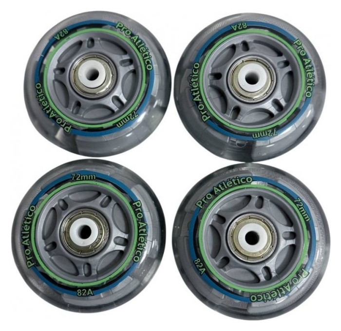 Колеса для роликів. Набір 8 шт green (Green), укр, укр