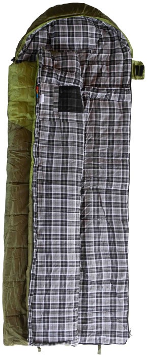 Спальний мішок Tramp Kingwood Long одеяло правий dark-olive/grey 230/100 UTRS-053L