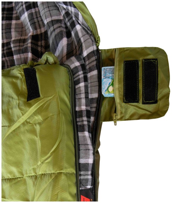 Спальний мішок Tramp Kingwood Long одеяло правий dark-olive/grey 230/100 UTRS-053L, укр, укр