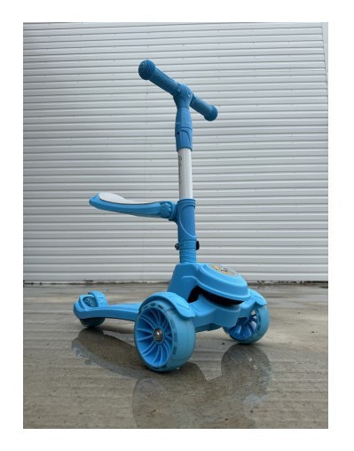 Дитячий самокат з сидінням 2 в 1 Big Wheels MK-4