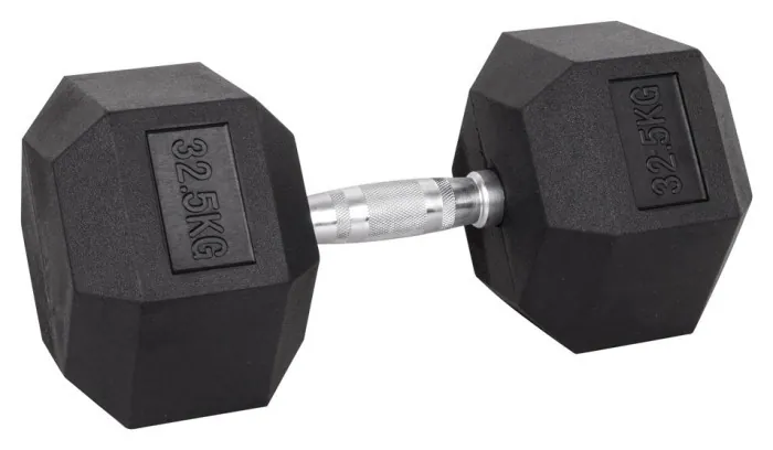 Гантель шестигранна inSPORTline Hexsteel 32,5 кг