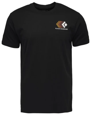 Мужская футболка Black Diamond M Faded SS Tee, Black, L