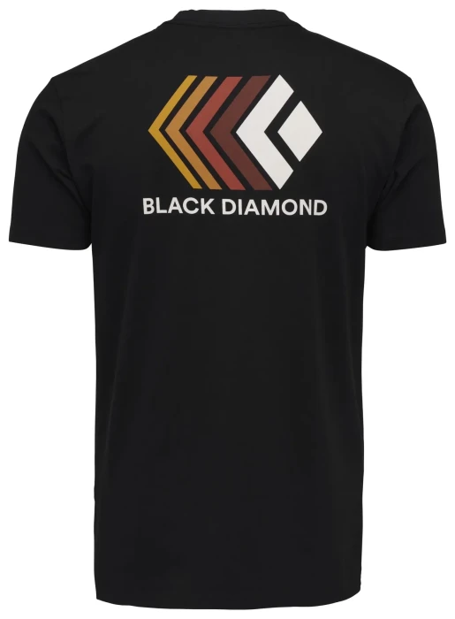 Мужская футболка Black Diamond M Faded SS Tee, Black, L