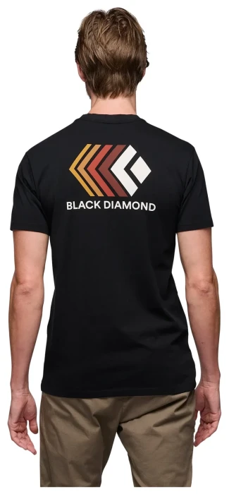 Мужская футболка Black Diamond M Faded SS Tee, Black, L