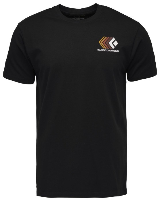 Мужская футболка Black Diamond M Faded SS Tee, Black, L