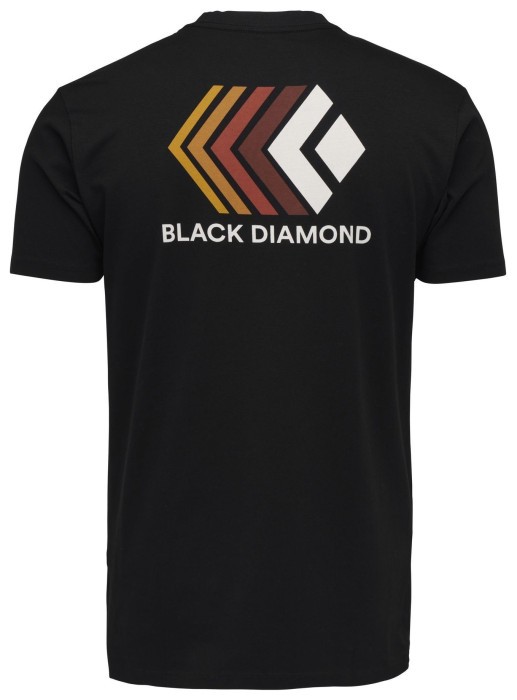 Мужская футболка Black Diamond M Faded SS Tee, Black, L