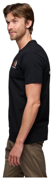 Мужская футболка Black Diamond M Faded SS Tee, Black, L