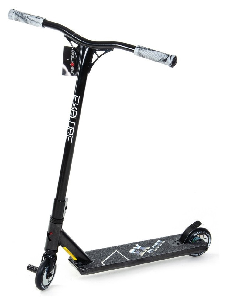 Трюковий самокат Explore SPADE DELUXE New (Чорний)