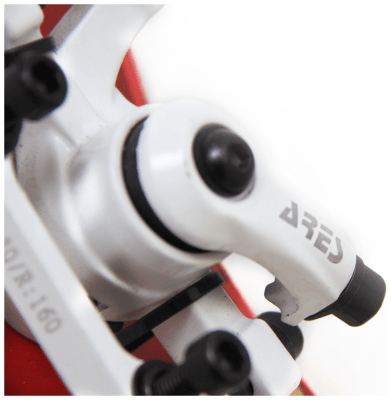 Тормозной суппорт ARES MDA08 задний (адаптер F180/R160мм), белый