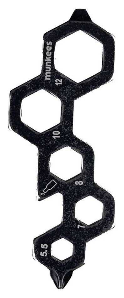 Munkees 2539 брелок-мультінструмент Tool Caterpillar black (2539-BK)