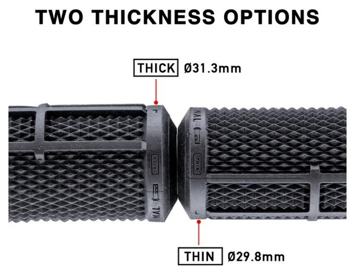 Грипси DMR DeathGrip2 Thick Flange [Black]