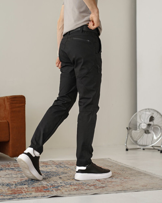 Брюки мужские рип-стоп черные. Брюки рип-стоп повседневные черные Pobedov Expedition