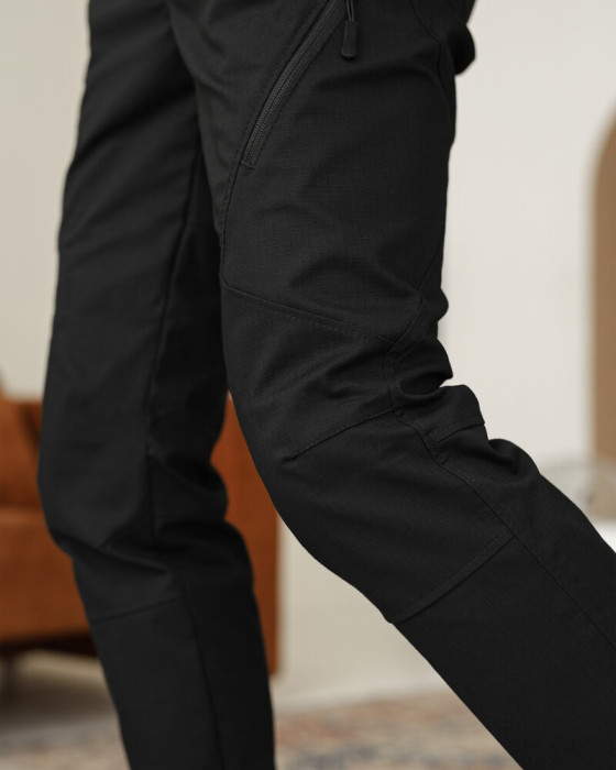 Брюки мужские рип-стоп черные. Брюки рип-стоп повседневные черные Pobedov Expedition