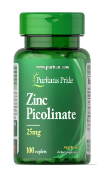 Zinc Picolinate 25 mg - 100 Caplets