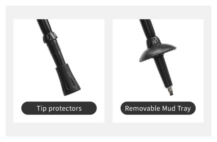 Трекінгова палиця 3-сек. Naturehike CNK2550DS010, 55-120 см, алюміній, зелена