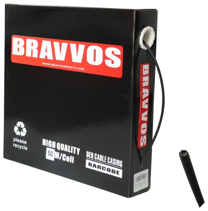 Сорочка троса перемикачів 50м BRAVVOS 4мм бабіна в коробці, укр, укр