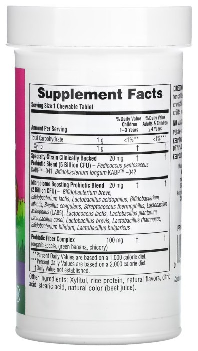 Kids Probiotic Bi-Layer Chewable - 30 tabs