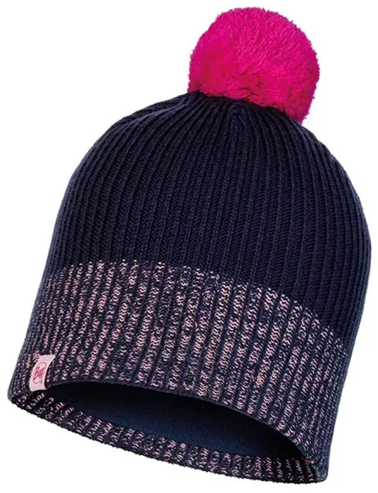 Шапка детская (8-12) Buff Junior Knitted & Polar Hat Audny, Night blue