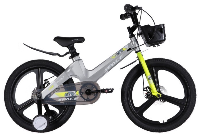 Велосипед MG 20" SPACE KID MOON DD рама-11,4" серый 2026