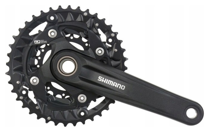 Шатун L175мм 22-30-40Т SHIMANO Deore FC-MT5003 без каретки, с интегр.осью