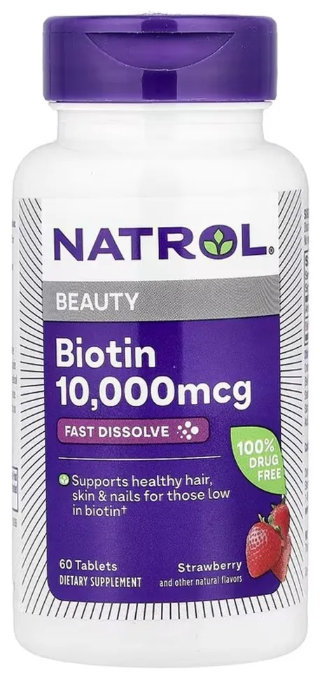 Biotin 10,000mcg - 60 tabs (DSN_100-82-8111495-20)
