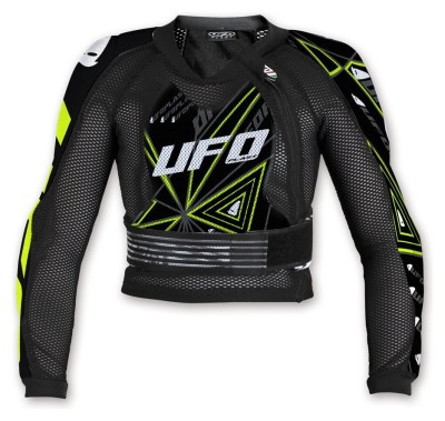 Куртка захисна спортивна підліткова UFO ULTRALIGHT 3.0 JR XL Black (PE02387)