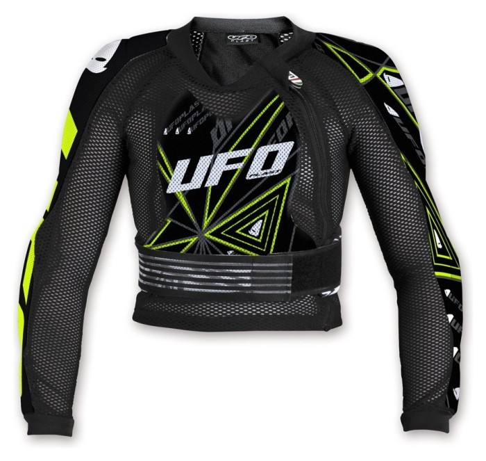 Куртка захисна спортивна підліткова UFO ULTRALIGHT 3.0 JR XL Black (PE02387), укр, укр