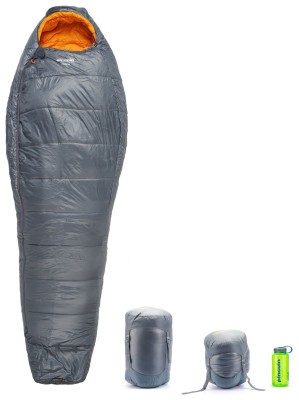 Спальный мешок Pinguin Topas (-1/-7°C), 195 см - Right Zip, Grey (PNG 231489) 2020