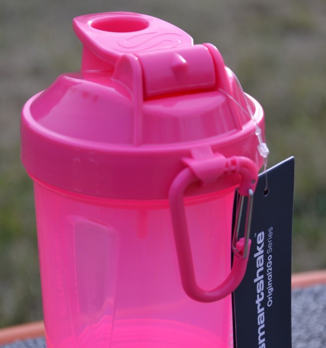Шейкер спортивний SmartShake Original2GO 600ml Neon Pink