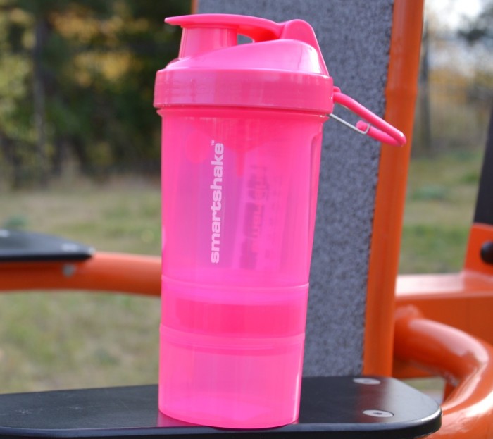 Шейкер спортивний SmartShake Original2GO 600ml Neon Pink