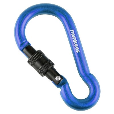 Munkees 3249 карабин Pear with Screw Lock 8 мм x 80 мм